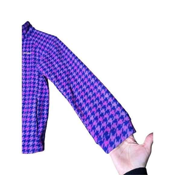 Columbia Girls Purple Fleece Jacket‎ Size Large (14/16) - Picture 3 of 8